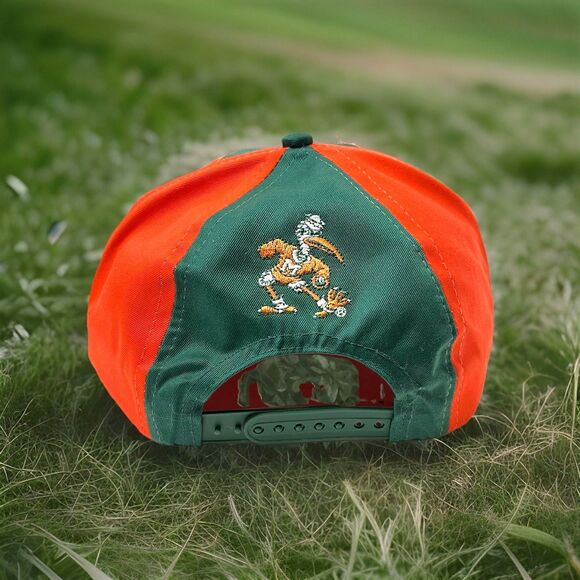 Miami Hurricanes Vintage 1992 SnapBack NCAA OSFM Adjustable Hat - Picture 4 of 6